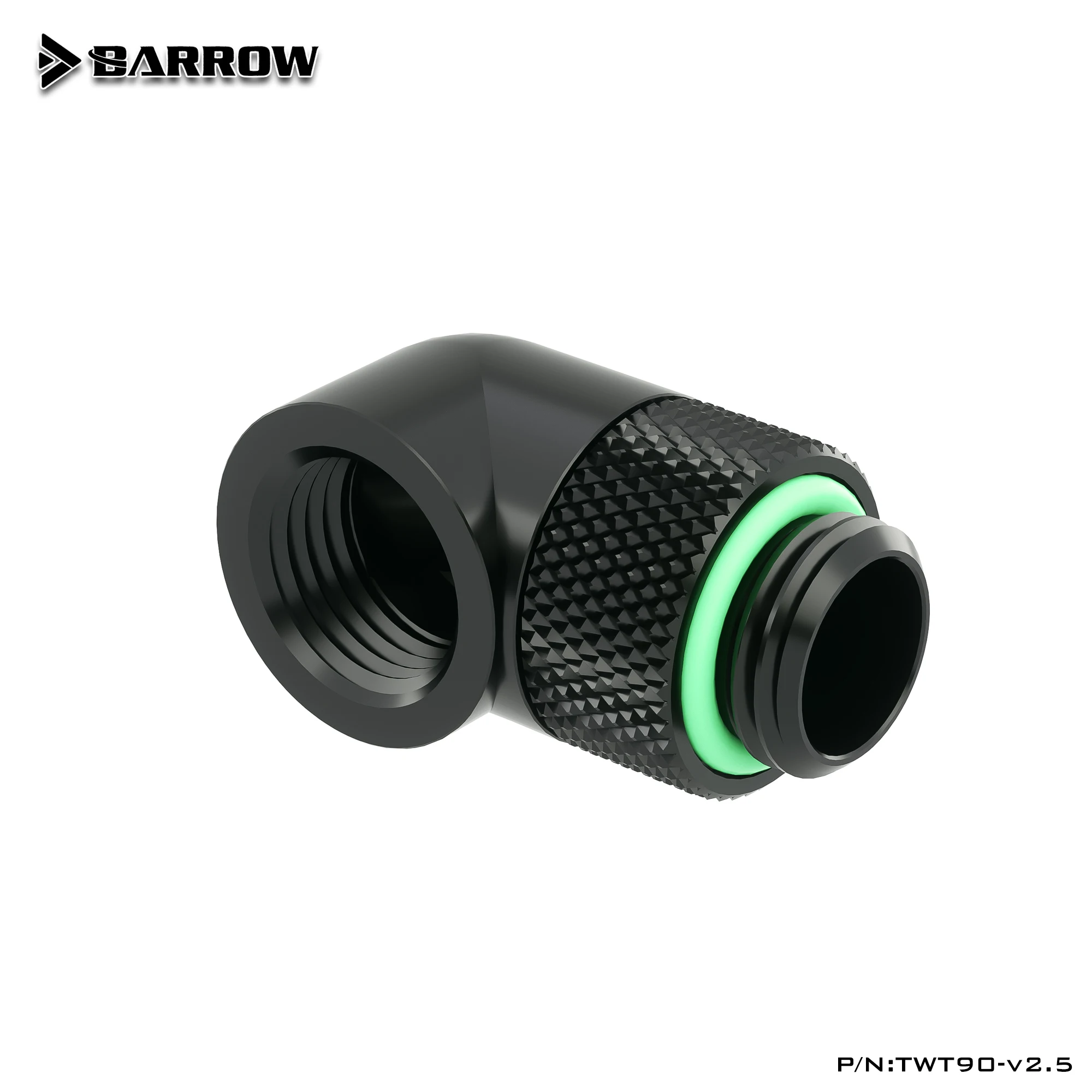 Enhanced Water Cooling Rotary Fittings 90° Adapter Connector