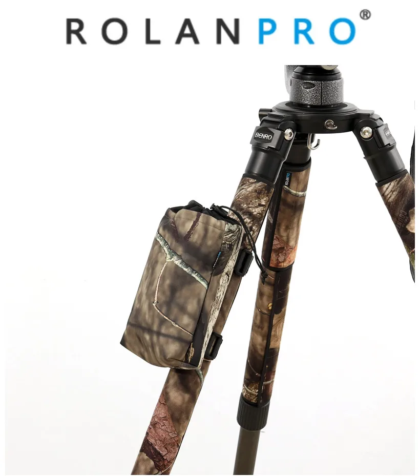 Rolanpro Tripé Pendurado Bolsa Bolsa de Armazenamento do Telefone Móvel Fotografia Outdoor Carry Câmera Baterias Sobressalentes Teleinversores Acessórios