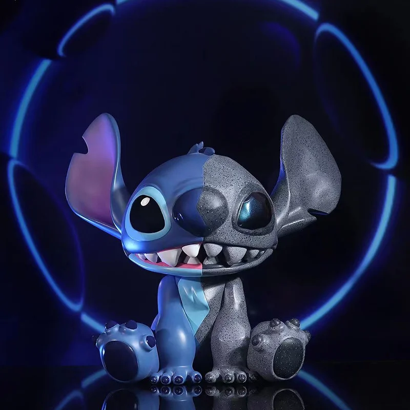 

Стич из аниме «Дисней» Morstorm Interstellar Baby, модный игровой декор с раздельным стежком, ручная работа, синяя мечтательная текстура, сидя осанка