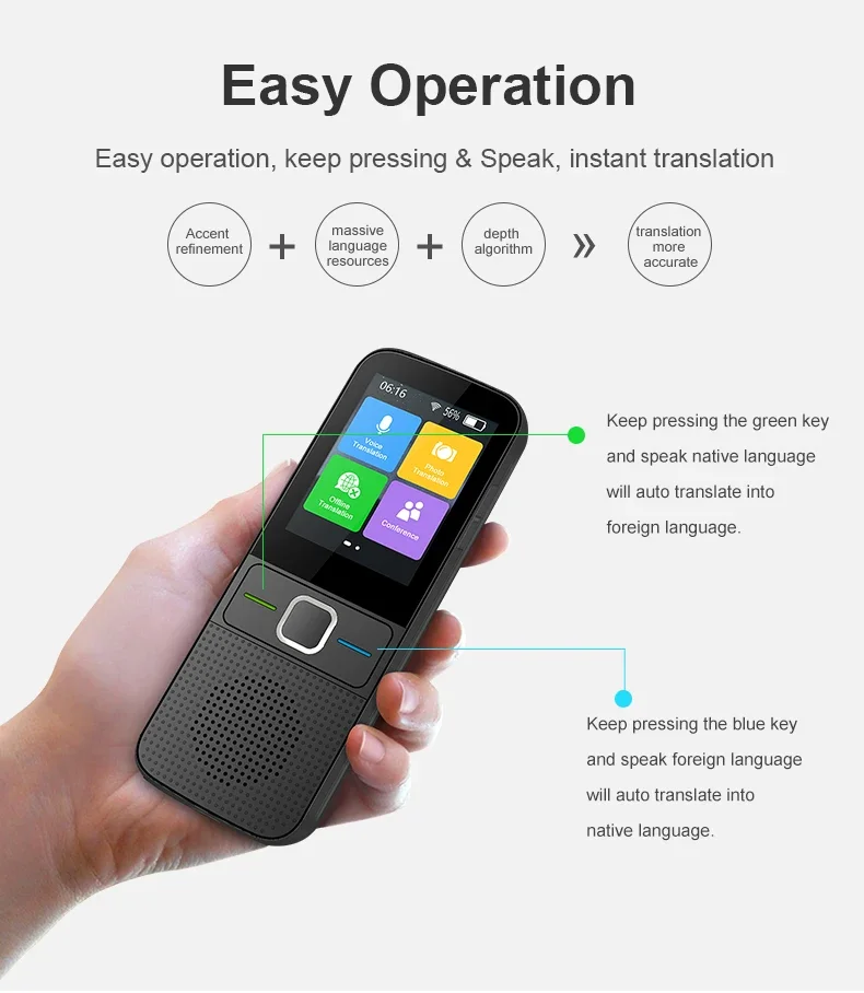 Language Translator T10 Upgrade 137 Language Translator