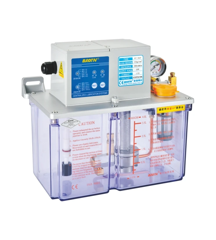 

BAOTN 4L automatic portable gear oil pump thin oil lubrication station with level switch pressure switch