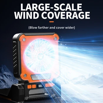 Outdoor Solar Fan Light 8 Hours Battery Foldable Tent Lantern Portable Multifunctional Camping Light Cross Border New 1