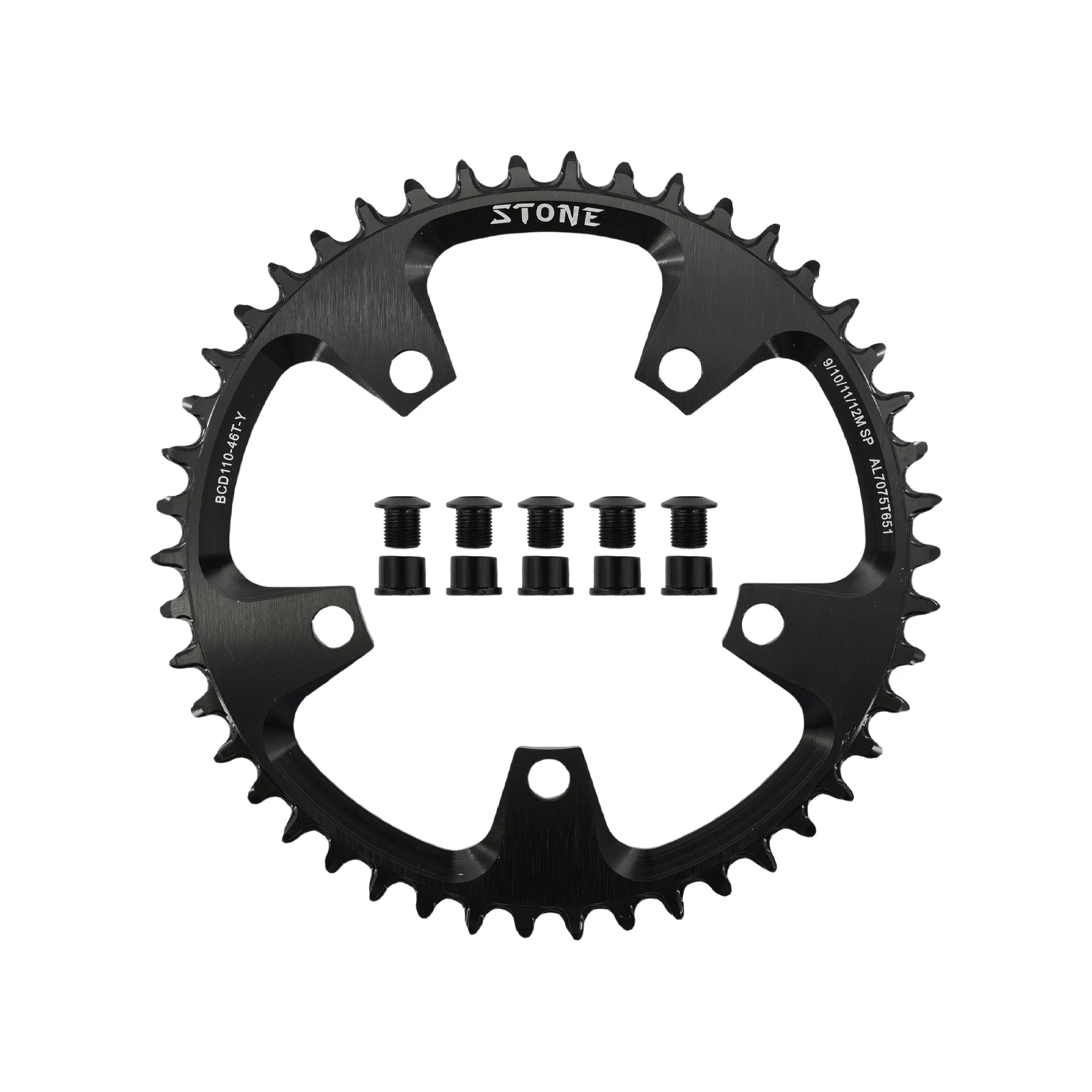Stone Chainring Round 110BCD for Force Red Rival S350 S900
