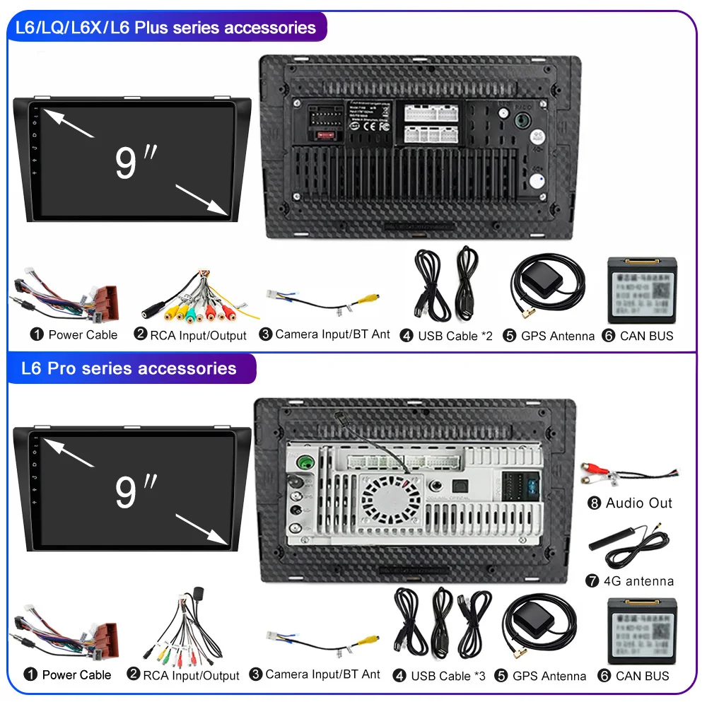 LEHX Pro AI Voice Car Android 14 Radio Multimedia Video Player For