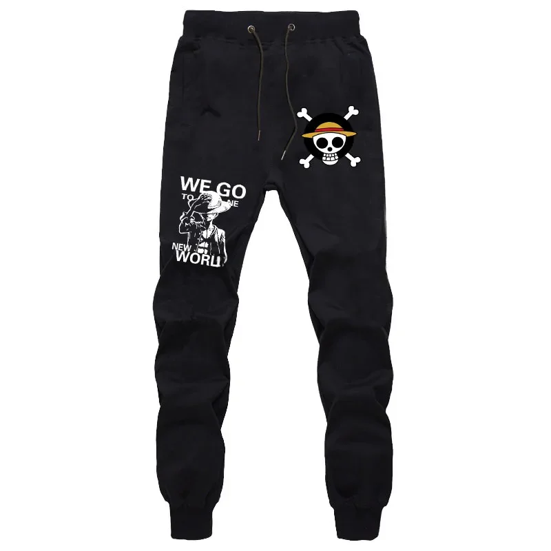 thumbnail image 1 of Pantalones deportivos de una pieza especiales Larougi Fly White Beard Pantalones casuales para parejas Anime Peripheral Primavera Otoño Moda, 1 of 5