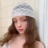 Niche Literary Hollow Bowknot Cold Cap Women Knitted Hats Girls Lace Y2K  Skull Cap Versatile Elastic Crocheted Beanie Hats 4