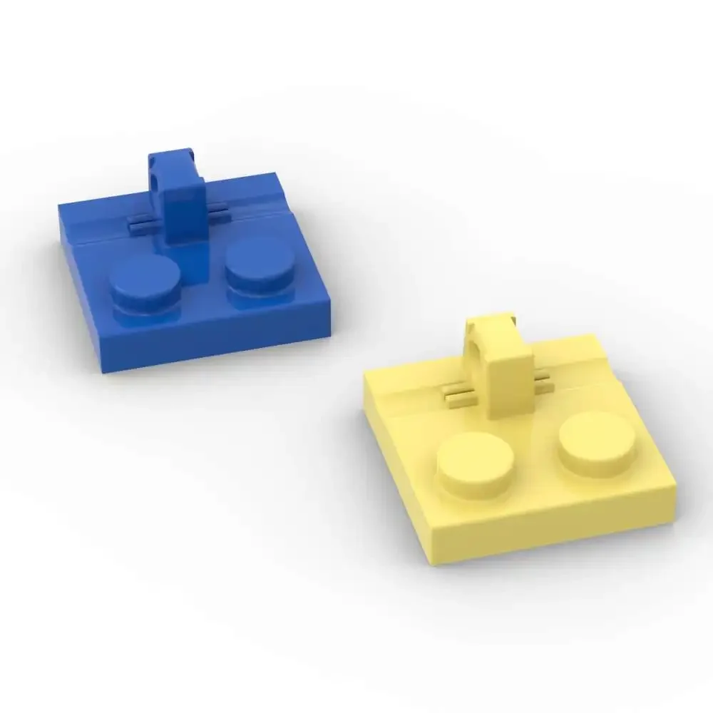 Parted Blocks MOC 10PCS Part Bricks 92582 Hinge Plate 2x2 Building Blocks Set Locking ...