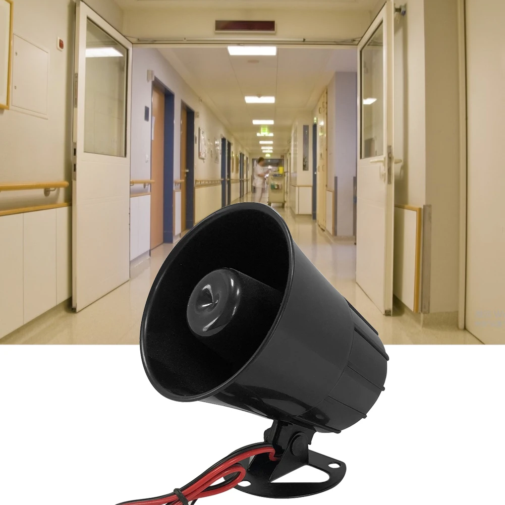 High-Decibel Vehicle Warning Alarm Siren - Dual Voltage