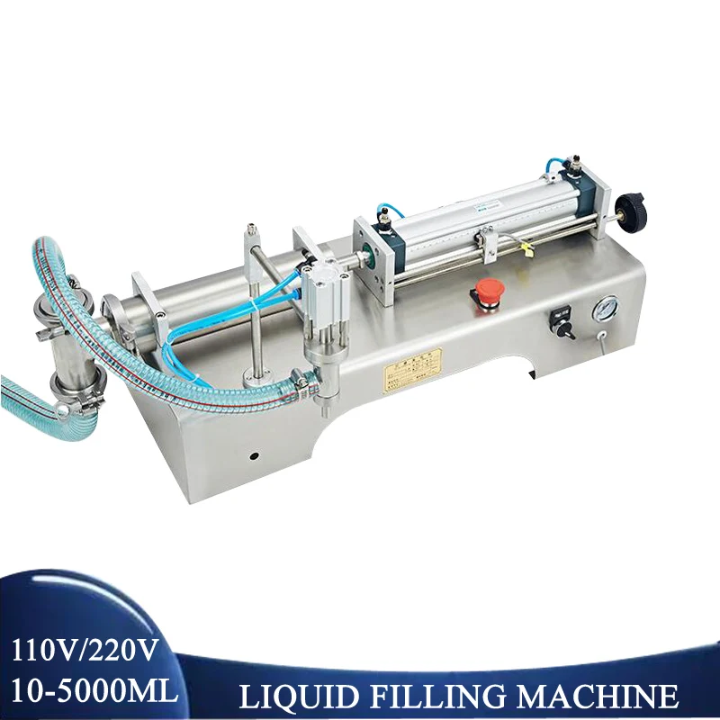 

Horizontal Pneumatic Liquid Filling Machine Washing Liquid Lubricating Oil Edible Oil Liquor Canning Machine