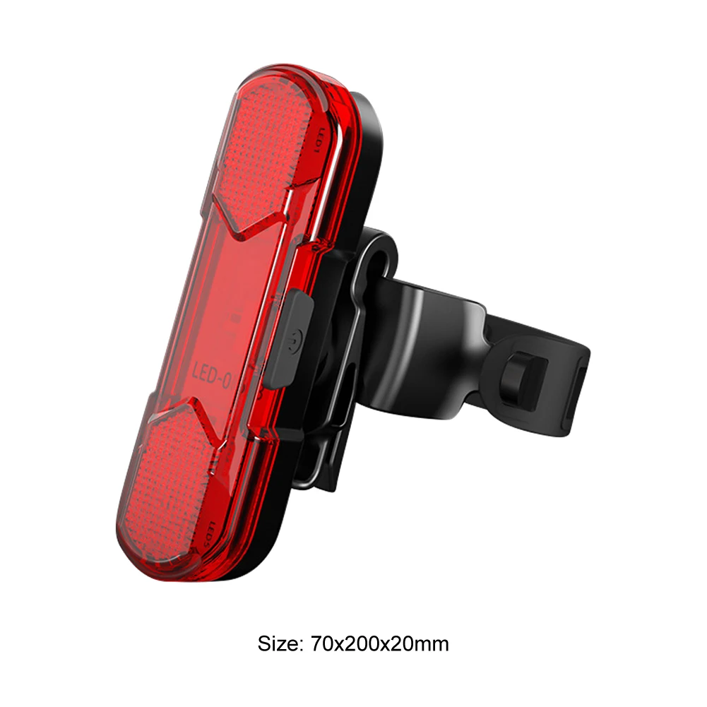 Safety Warning Bicycle Rear Light USB Rechargeable LED Bike Light Waterproof Bicycle Seatpost Cycling Tail Light_voghion.com