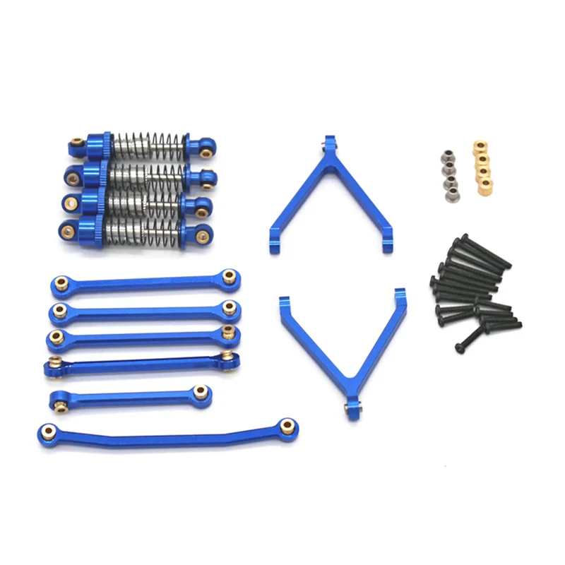 INJORA RC messing stuur fusee en zwarte Hex uitbreiding kit voor Axial Scx24 Upgrades AXI90081 Upgrades onderdelen 1/24 RC Crawler Autotoebehoren
