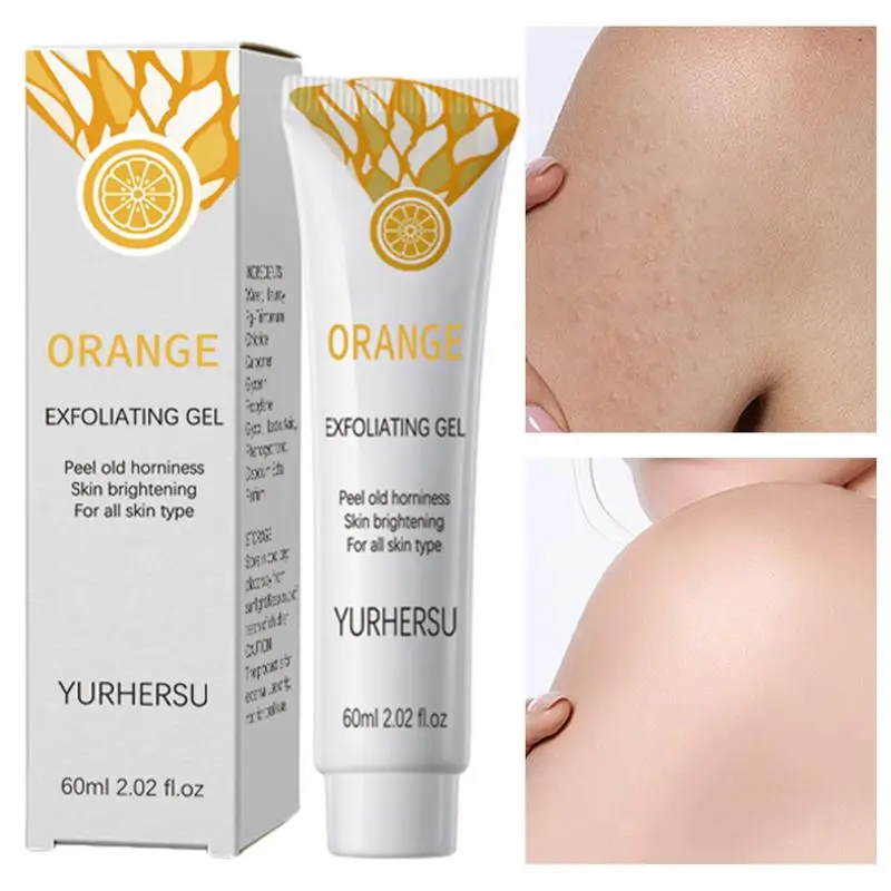 

Orange Exfoliating Gel Dead Spot Remover Brighten Peeling 60ml Gentle Repair Scrub Whiten Hydrating Moisturizer Korean Skin Care