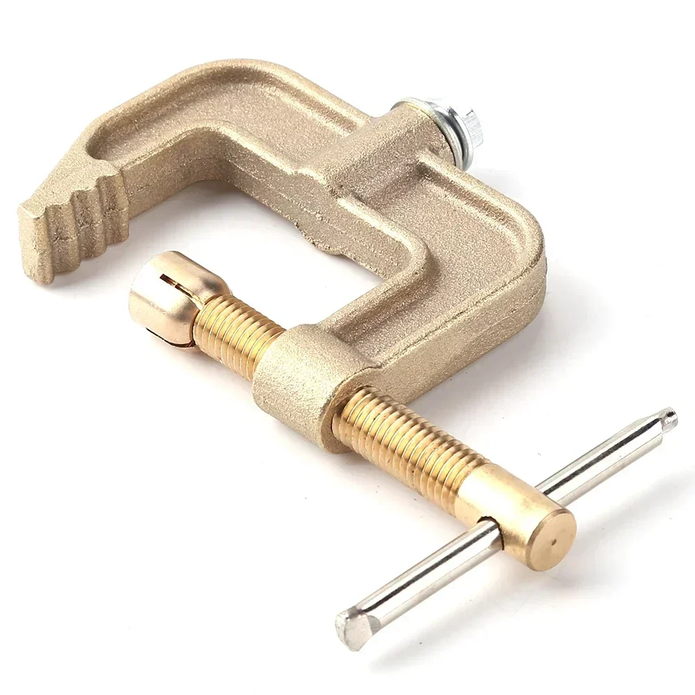 500A Copper Ground Earth Clamp G Shaped Design For Resistance Welding And Stud Welding Professional Grade