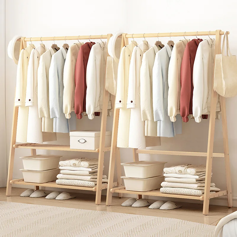 Wooden Stand Branch Standing Handbag  Furniture Clothing Coat Racks -  Wooden Clothes - Aliexpress