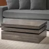 Modernesque Rotating Coffee Table, Black, 23.62 in x 31.5 in x 13 in  coffe tables 5