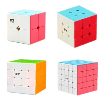 Qiyi Magic Cube 2x2 3x3 4x4 5x5 6x6 7x7 Stickerless Educational Puzzle  Magic Cube Toys For Children Kids Gift Toy Cubo Magico 1