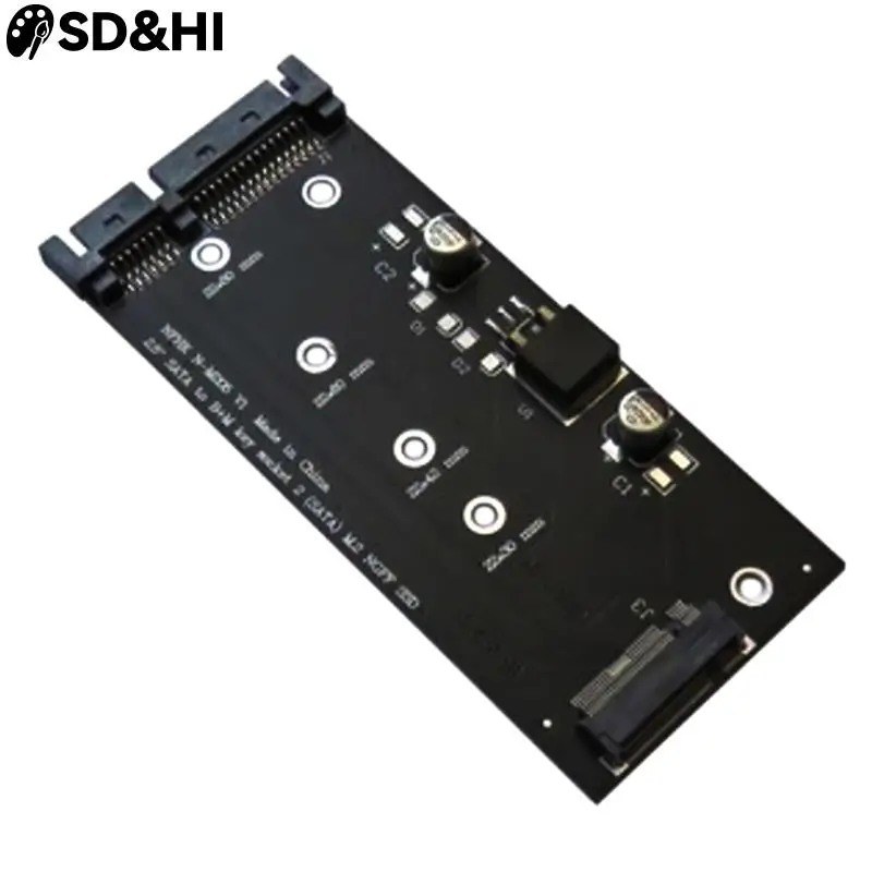 

M2 To SATA3 Adapter Card KEY B-M SSD Solid State Drive To 6G Interface Conversion Card NGFF Adapter Support SATA Standard M2.SSD