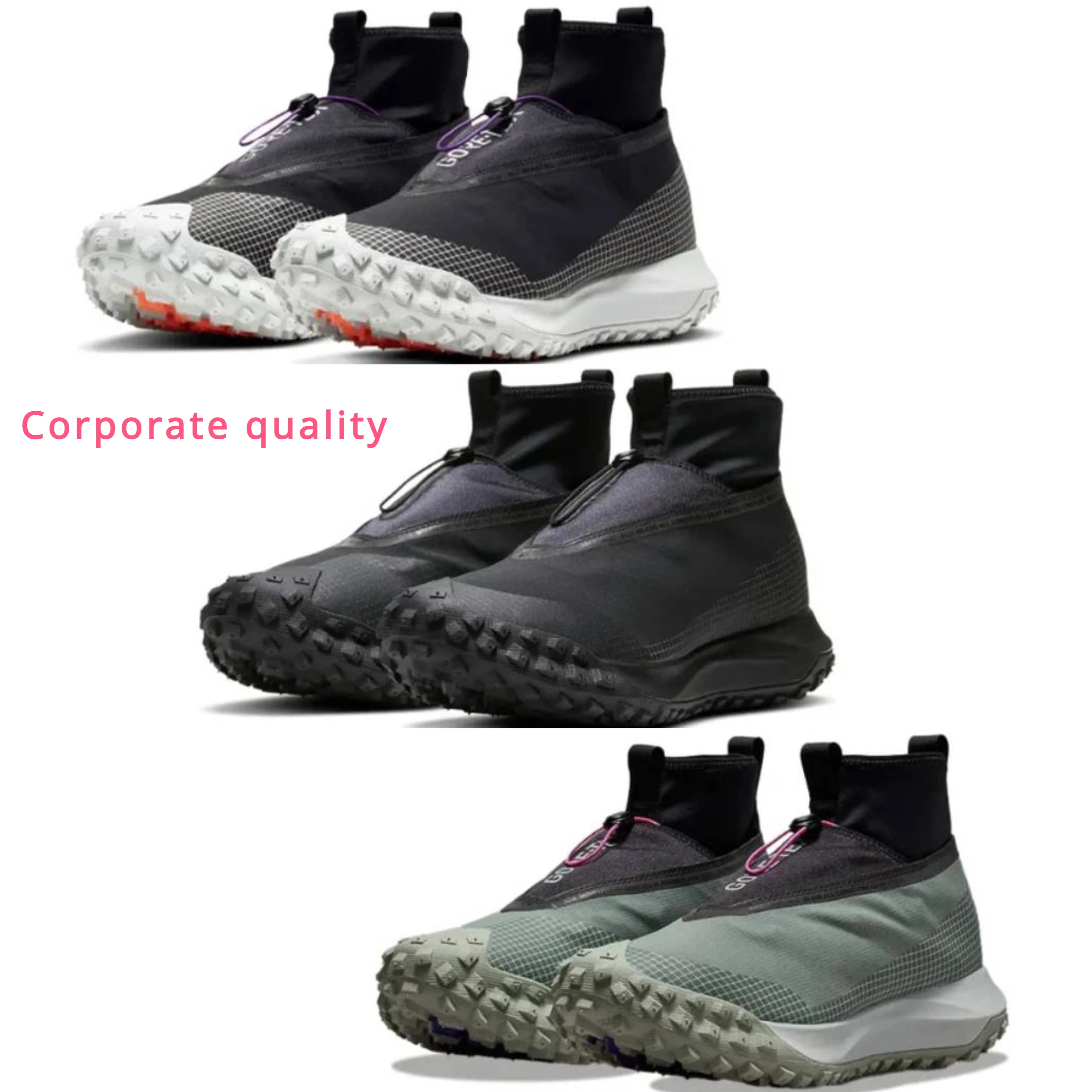 

New 2023 Men Women Outdoor Sport Shoes Sneaker Running Athletic Mountain Fly High GORE-TEXDark Grey ACG Sneakers Tire Tank Boots