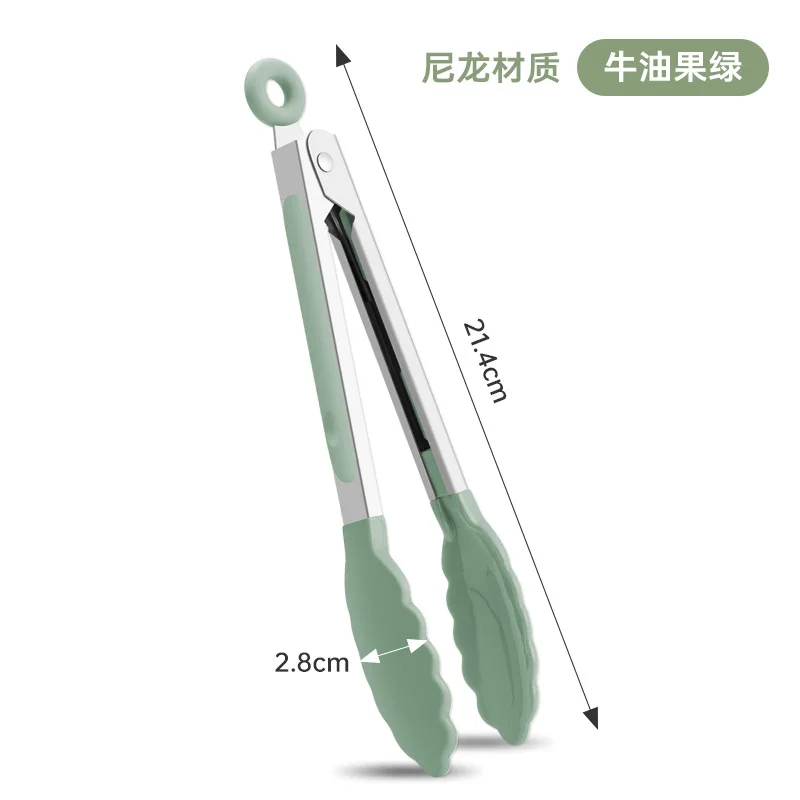 Pinze Da Cucina In Silicone FIOUSY Set Da 2: 30,5 Cm, Acciaio Inox 430, Resistenti Al Calore 230°C, Antiscivolo, Con Blocco, Per Barbecue - 2