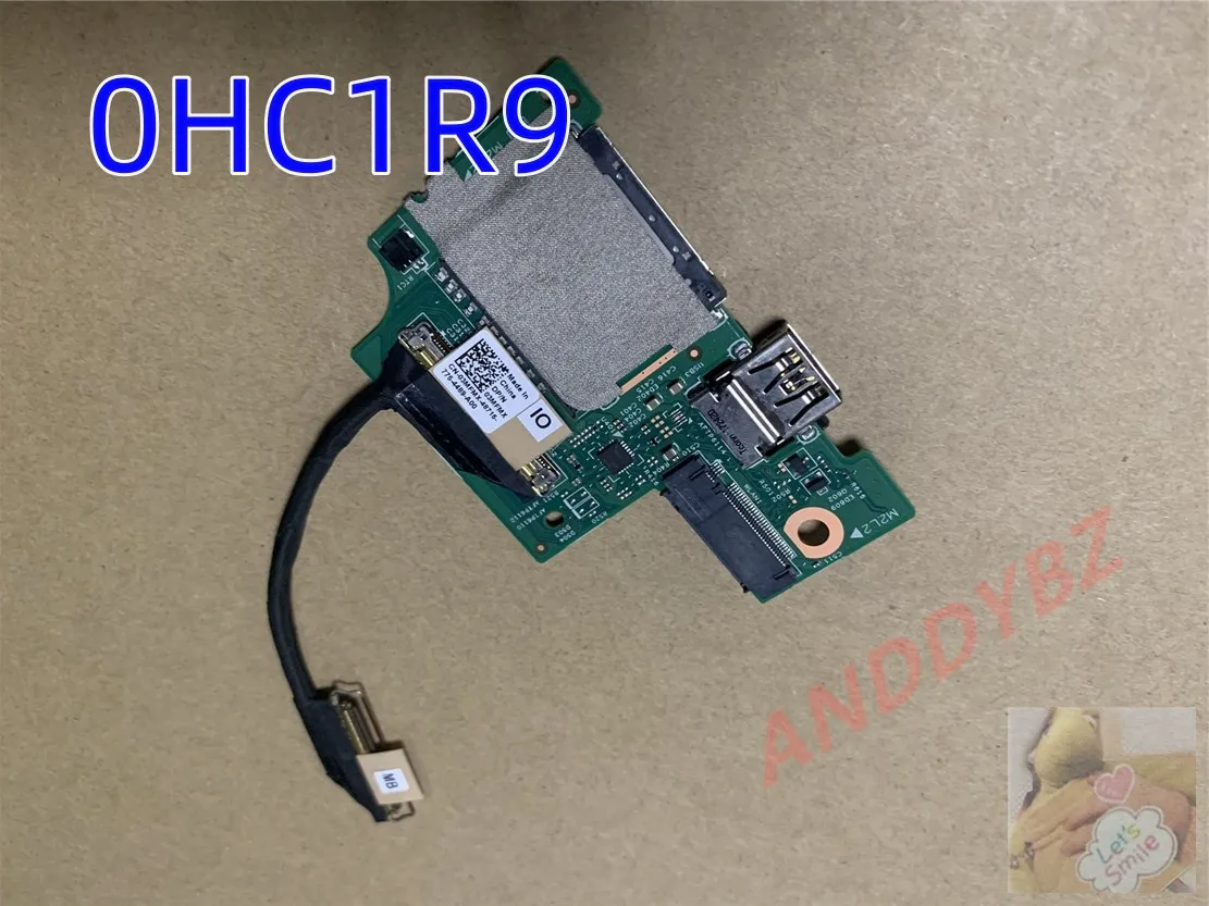 

Used For Dell Inspiron 13 7370 7373 Power Button / USB / SD Card Reader IO Circuit Board HC1R9 cn-0HC1R9 0HC1R9 TESED OK