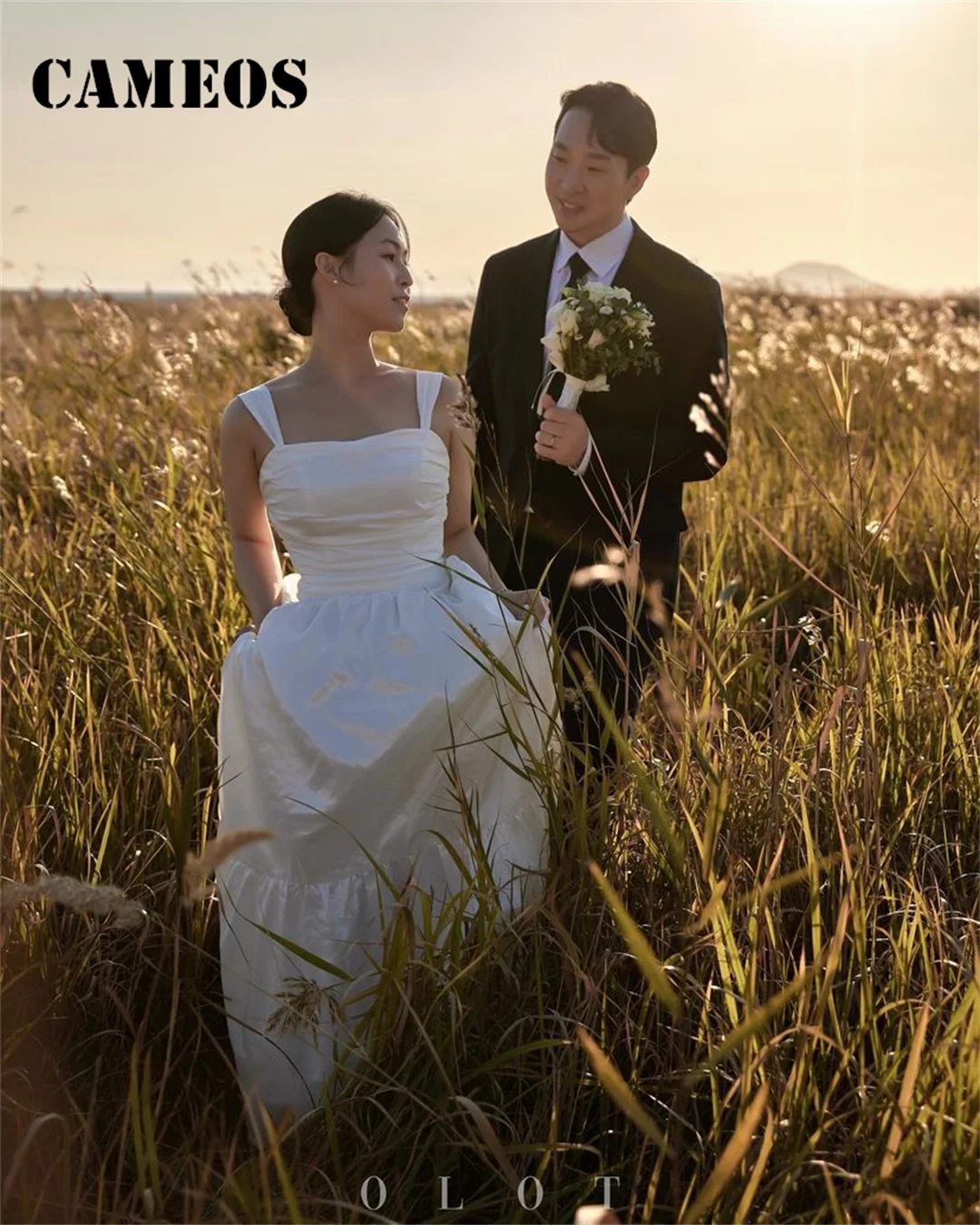 

SONDR Regular Straps Wedding Korea A-Line Evening Dress Custom Made Formal Prom Dress Taffeta Sleeveless Evening Gown Bridal