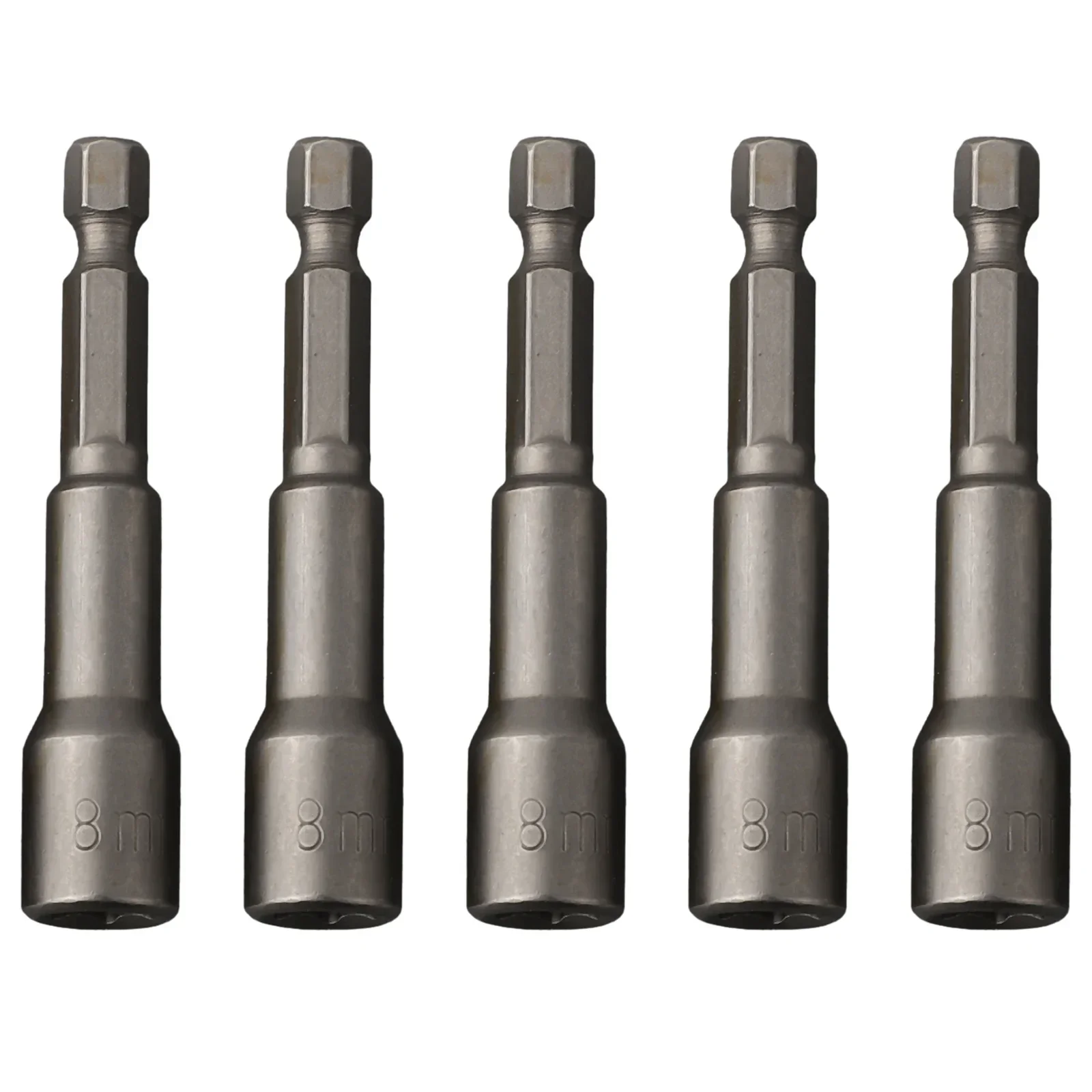 5Pcs 8mm Silver Magnetic Hex Socket Tech Screw Driver Tek Bit Drill Nut Setter Roofing Cladding Set Bits Sets Hand Tool Parts AliExpress