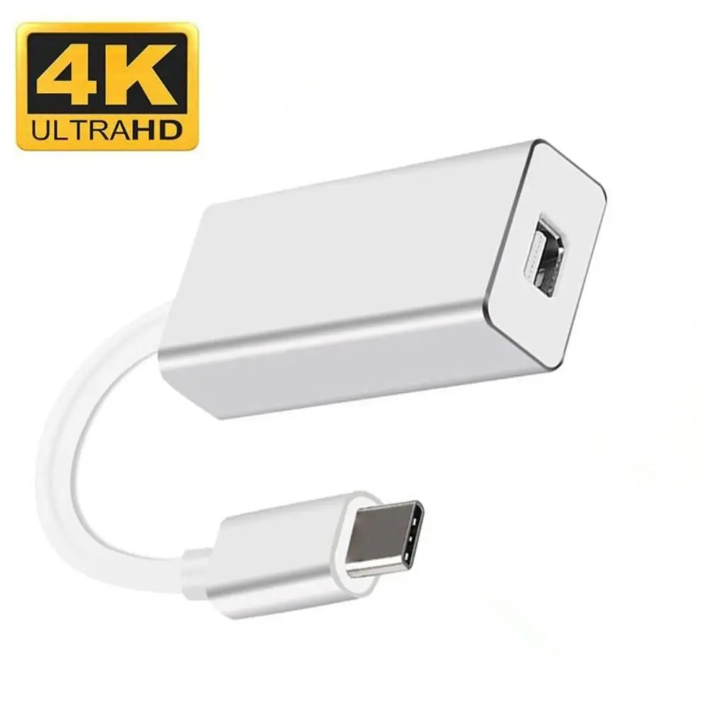 Per Laptop Pc Tv 4K 60Hz Adattatore Usb-C A Mini Display Port Thunder-Bolt 3 Type-C A Mini Dp Cable Converter Usb 3.1