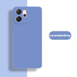 Soft Liquid Silicone Durable Bumper Protective Phone Case for Reno14 FS (Reno14 F) (Lavender Grey)