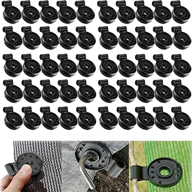 10-100 Százalék Árnyékos Ruhával Műanyag Klipek Napfényes Nettó Üvegházhatású Szövet Rögzítő Bilincsek Kiegészítők Grommet Kerítésháló Horog