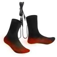 Electric Socks for unisex Rechargeable USB Electric Heated Socks Warm Cotton Socks with Fast Heating and Long Warmth Winter Warm 4