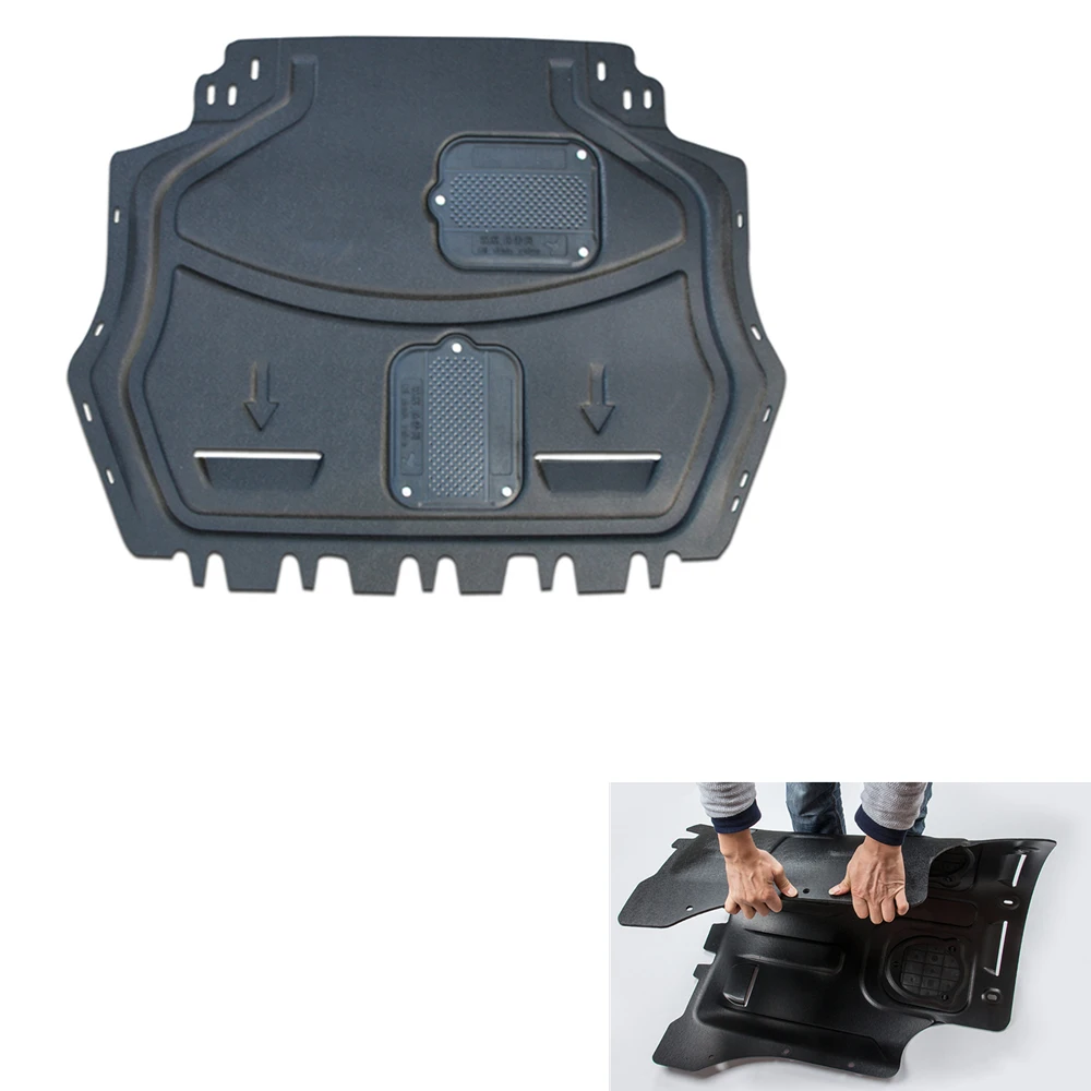 

Брызговик для Volkswagen VW Golf MK6 2010-2012, черный, под двигателем