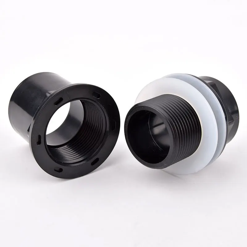 1Pc 20 ~ 50mm Schwarz PVC Rohr Anschluss Aquarium Aquarium Ablauf Einlass Auslass Joint Garten Bewässerung Wasser versorgung Rohr Armaturen – Detail 10