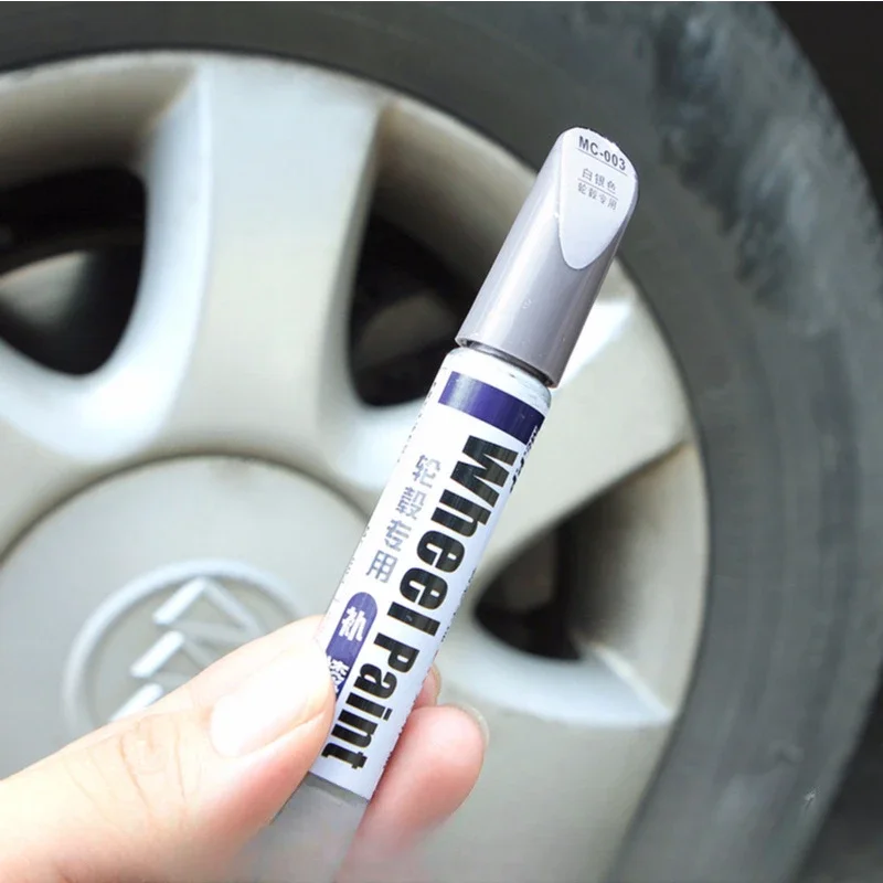 Aluminum Alloy Wheel Repair Kit Silver Touch Up Paint Pen Scratch Remover for Car Rims