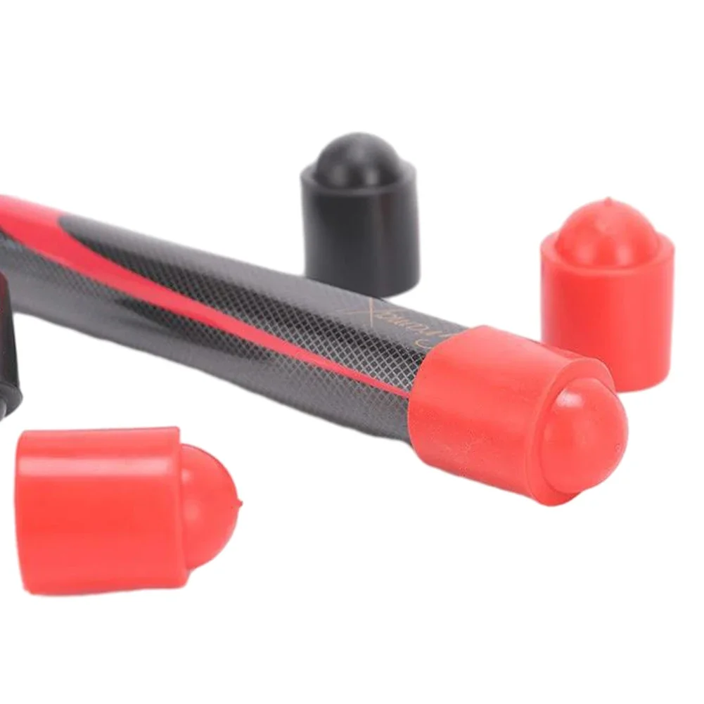 New 5/10PCS Rubber Billiard Cue Bottom Protective Cover Club Tail Absorber Anti-Collision Anti-Wear Snooker Billiard Accessories