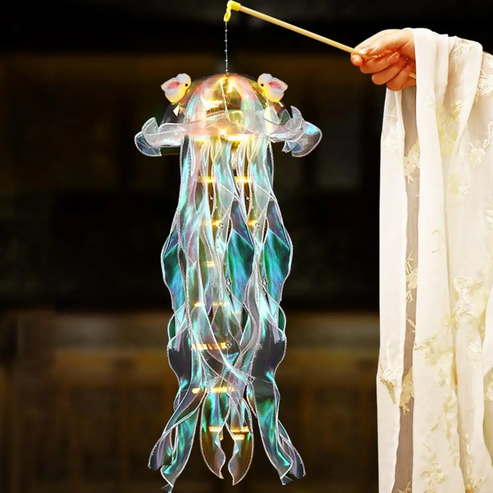 

Color Jellyfish Lamp LED Lantern Bedroom Night Light Atmosphere Lamp Under The Sea Party Decor Girl Baby Shower Birthday Gifts