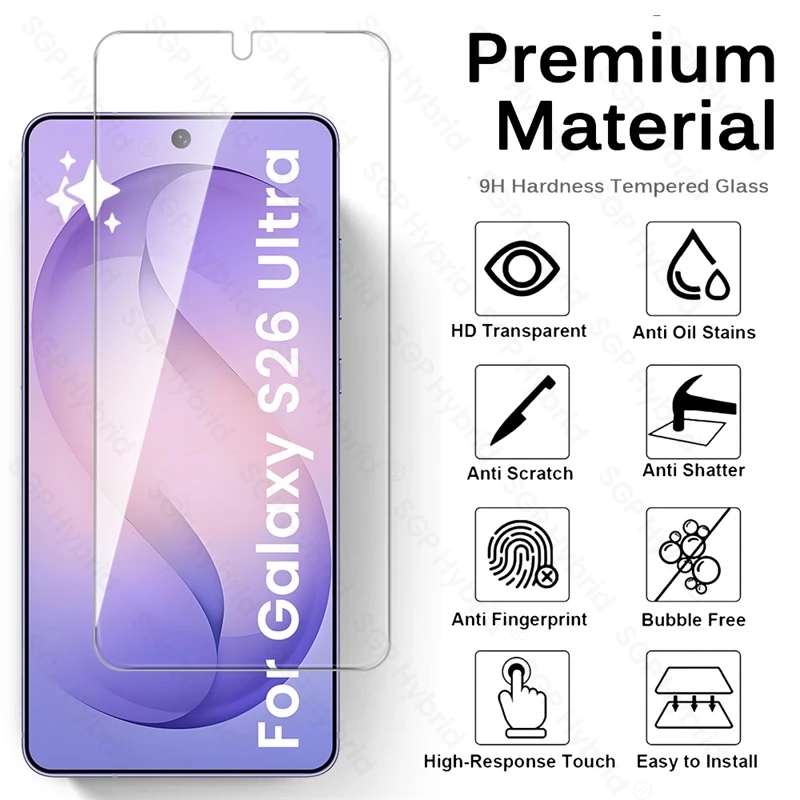 6-in-1 Ultra Durable Protective Glass Screen and Camera Protector