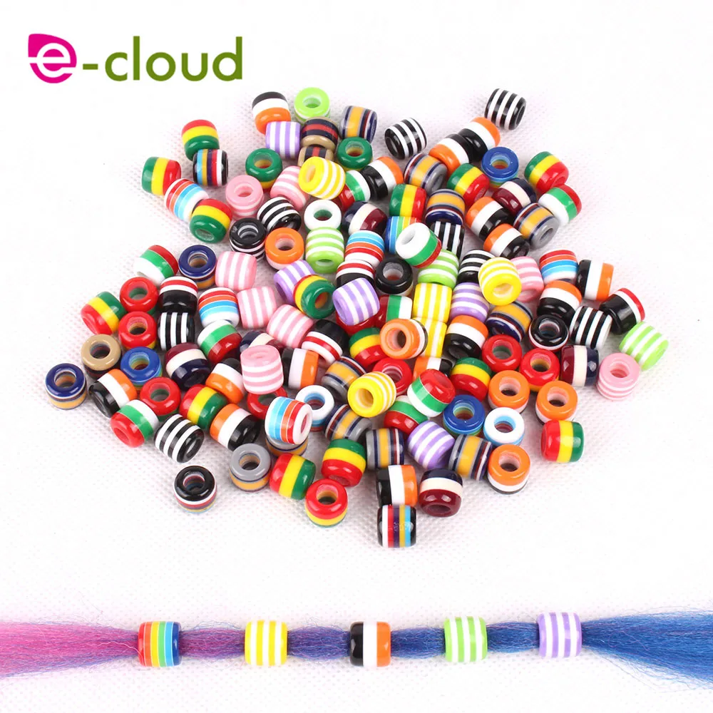 50pcs/lot Dreadlocks Hair Ring Hair Braid Beads Hair Braid Dread Dreadlock  Beads Cuffs Clips Approx 6mm Hole - Links, Rings & Tubes - AliExpress