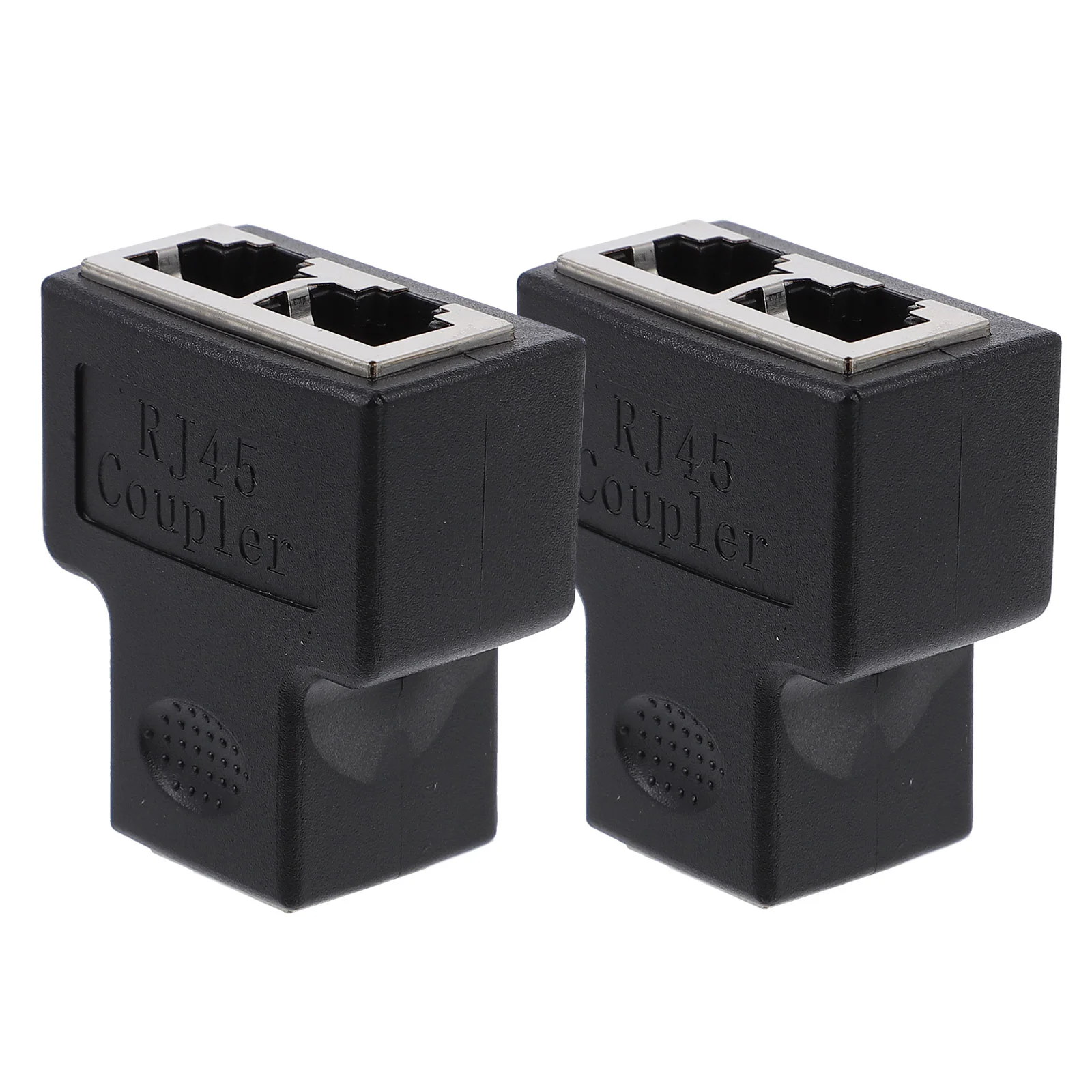 

2pcs Cable Interface Ethernet Socket Connector Network Splitter Adapter