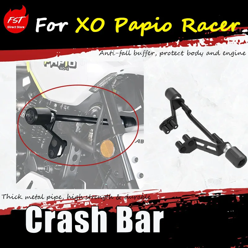 XO Papio Racer 오토바이 보호 액세서리 - 가드 바, 레이싱 미끄럼 방지 바, 충격 흡수 장치 가드, 미끄럼 방지 볼