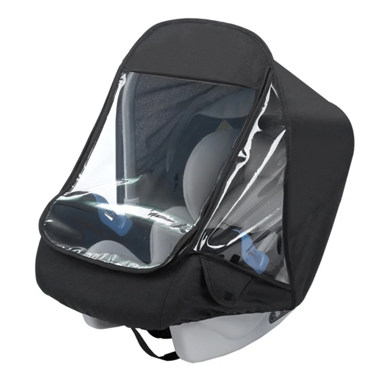 

Universal Car Seat Rain Cover Baby Carriers Raincover Car Seat Weather Shield Windproof & Waterproof Car Seat Cover