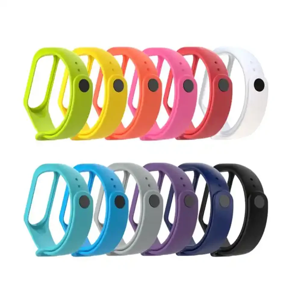 Metal Buckle Metal Buckle For Mi Band Strap 7 6 5 4 3 Button For Xiaomi Bracelet 6 7 8 Smart Watch Accessories MiBand Replacement Spike