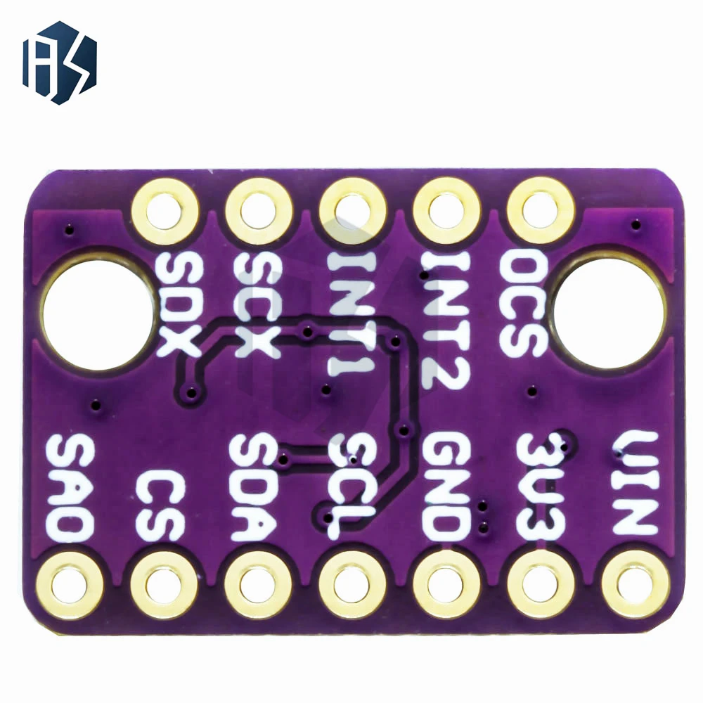 Circuit imprimé du module BMI160 avec capteurs de mouvement 6 axes