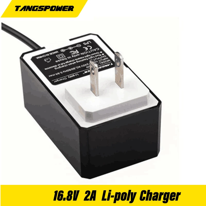 16.8V 2A 18650 리튬 배터리 휴대용 벽 충전기 5.5x2.1mm DC 전원 잭 소켓 암 패널 마운트 커넥터