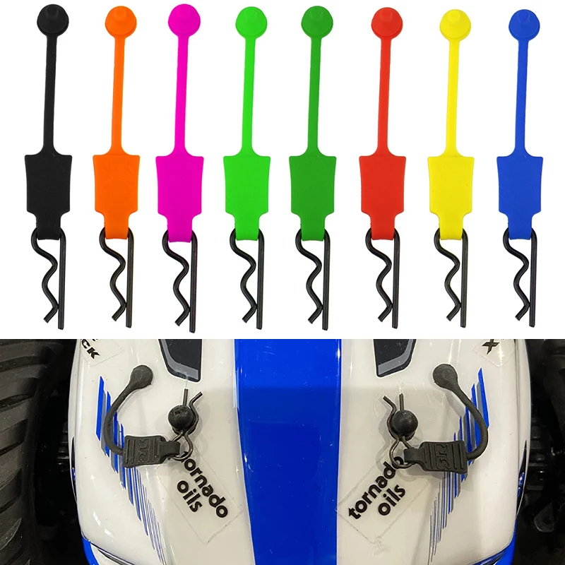 Durable Rubber Body Clips Set - Pack of 4