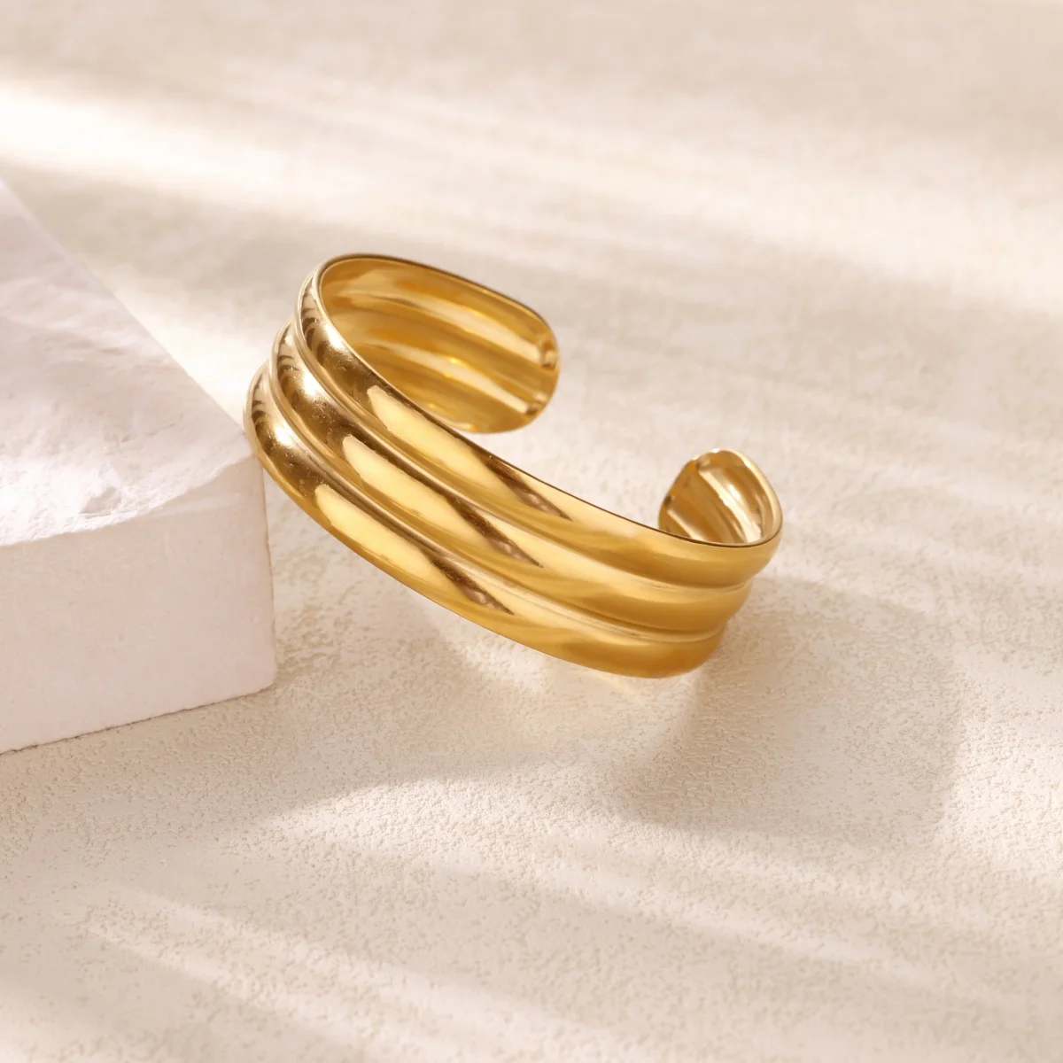 Geometric Cuff Bracelet Bangle for Women