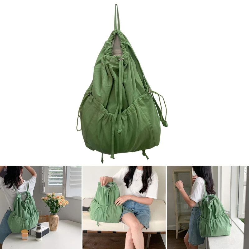 Mochila para mujer, bolso de viaje para exteriores con textura de cuero  suave, mochila sencilla informal de … en 2023