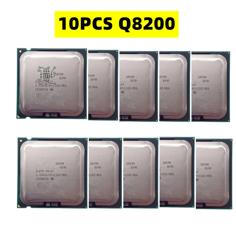10PCS-Q8200-2-3GHz-Quad-Core-4-Thread-4M-95W-CPU-Processor-LGA-775-Q ...