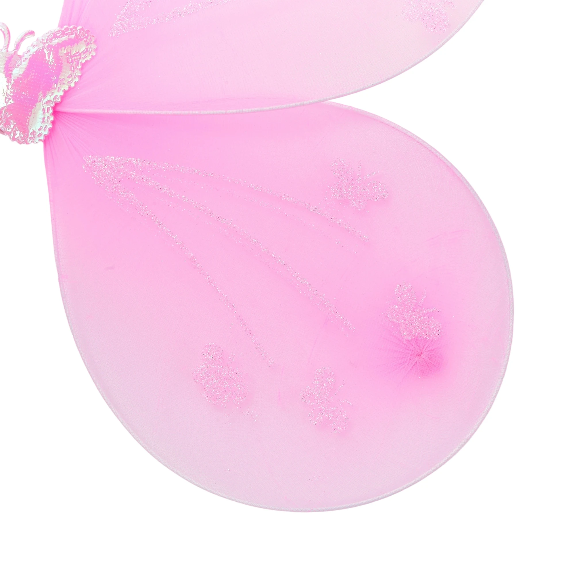 Enchanted Forest Fairy Costume Set for Girls Floral Wings Headband and Wand 3 Piece Set Perfect for Dress-Up and Playtime at