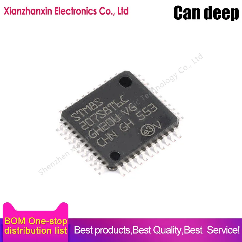 

1~5pcs/lot STM8S207S8T6C LQFP44 207S8T6C New original micro controller