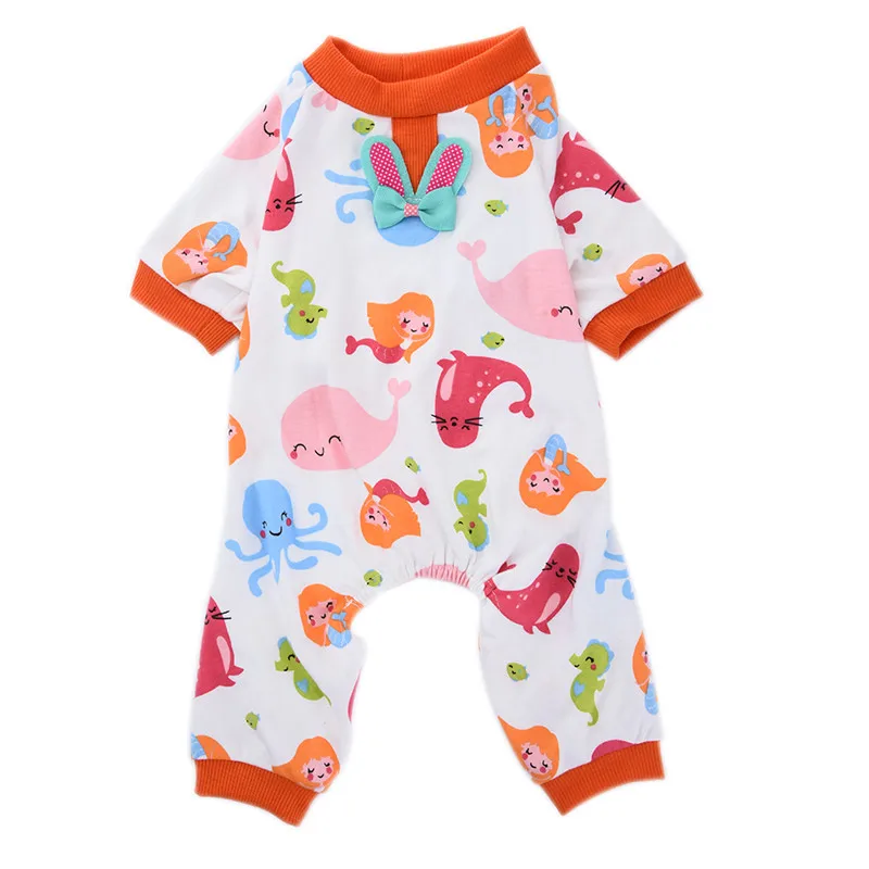 thumbnail image 1 of Pijamas para perros Ropa para mascotas para perros pequeños Pijama para gatos Mono para cachorros de perro para perros medianos Ropa de dormir Ropa abrigada Abrigo Yorkshir, 1 of 5